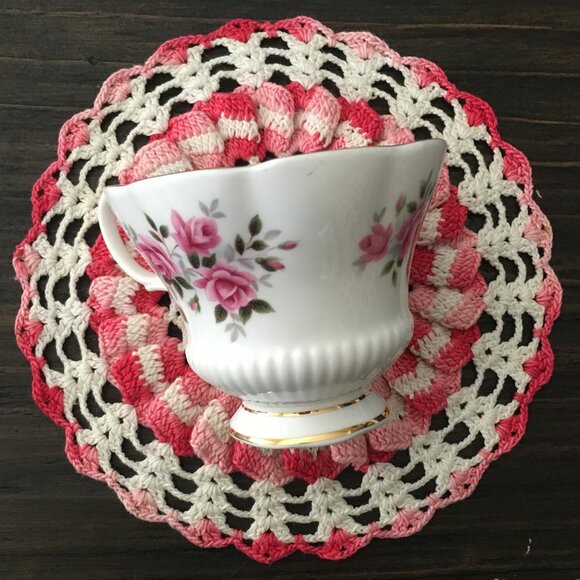 Mother's Day White English Bone China Teacup & Saucer Set - Picture 7 of 9